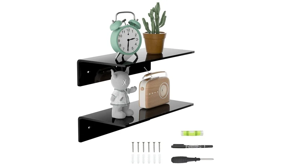 Sezanrpt Acrylic Wall Shelves