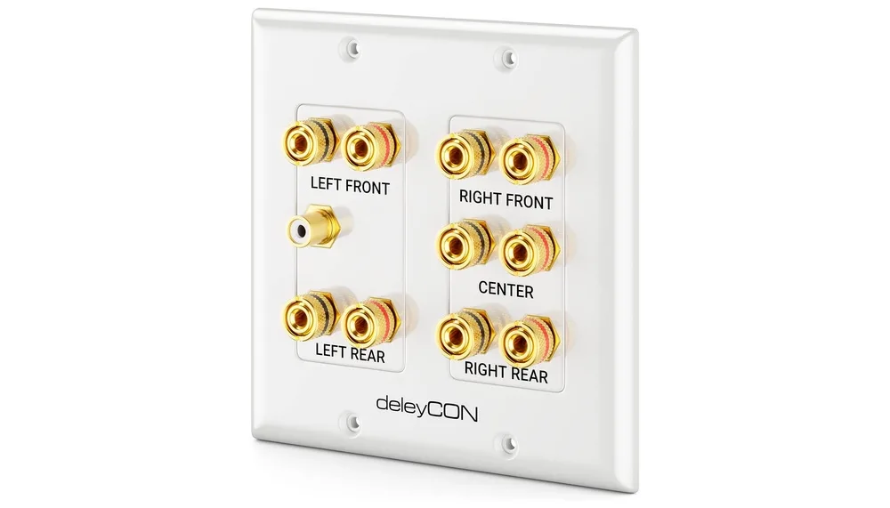 deleyCON Wall Socket Speaker Connection Box