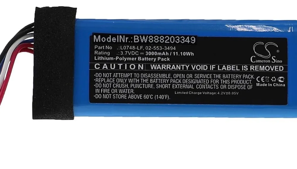 vhbw Battery for JBL Flip 3